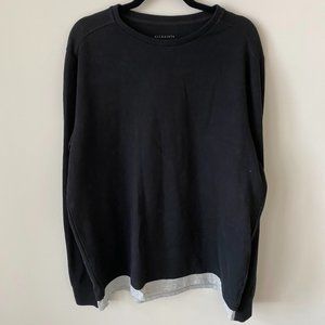 All Saints Long Sleeve Crew Shirt XL